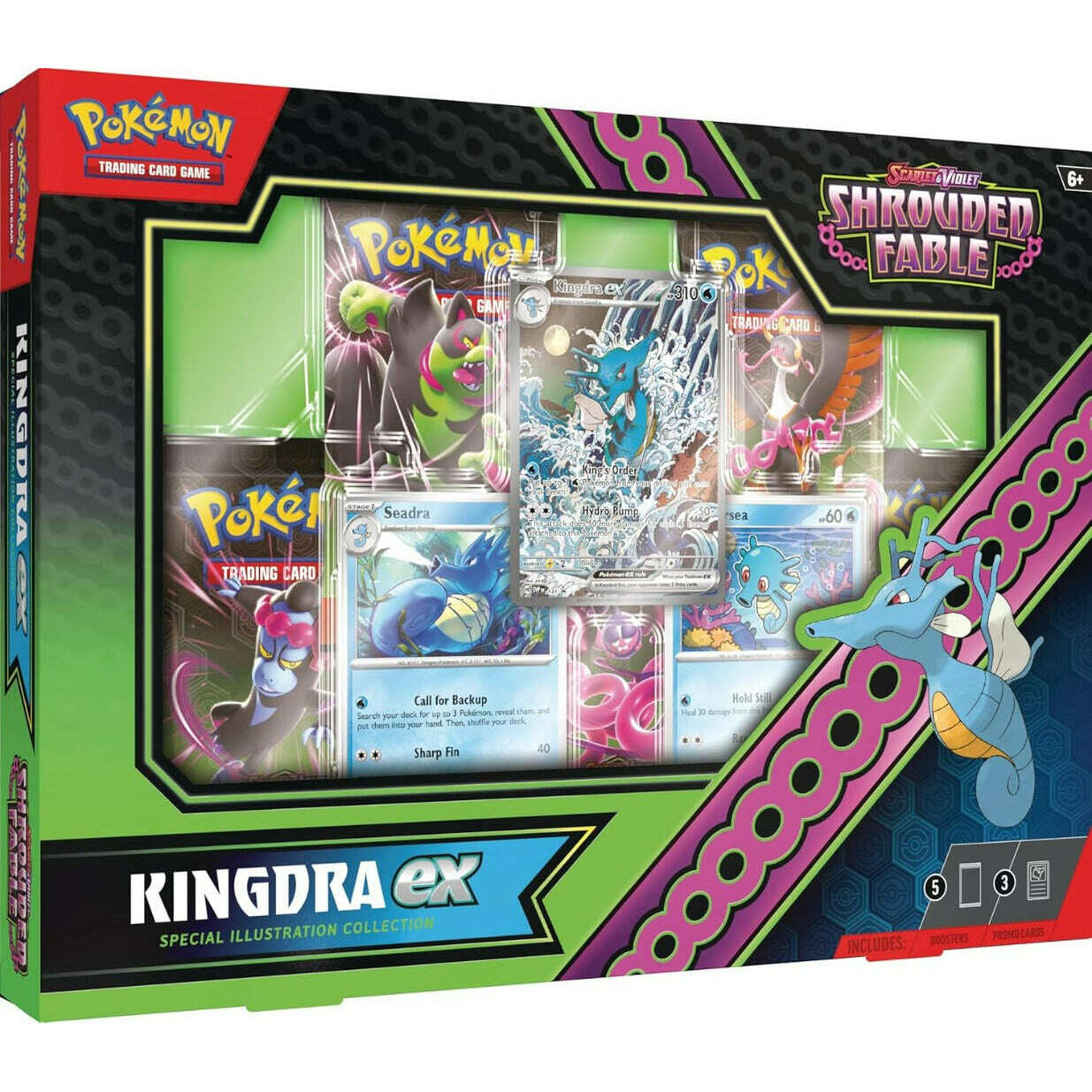 Toys N Tuck:Pokemon TCG Shrouded Fable Kingdra Ex Box,Pokemon