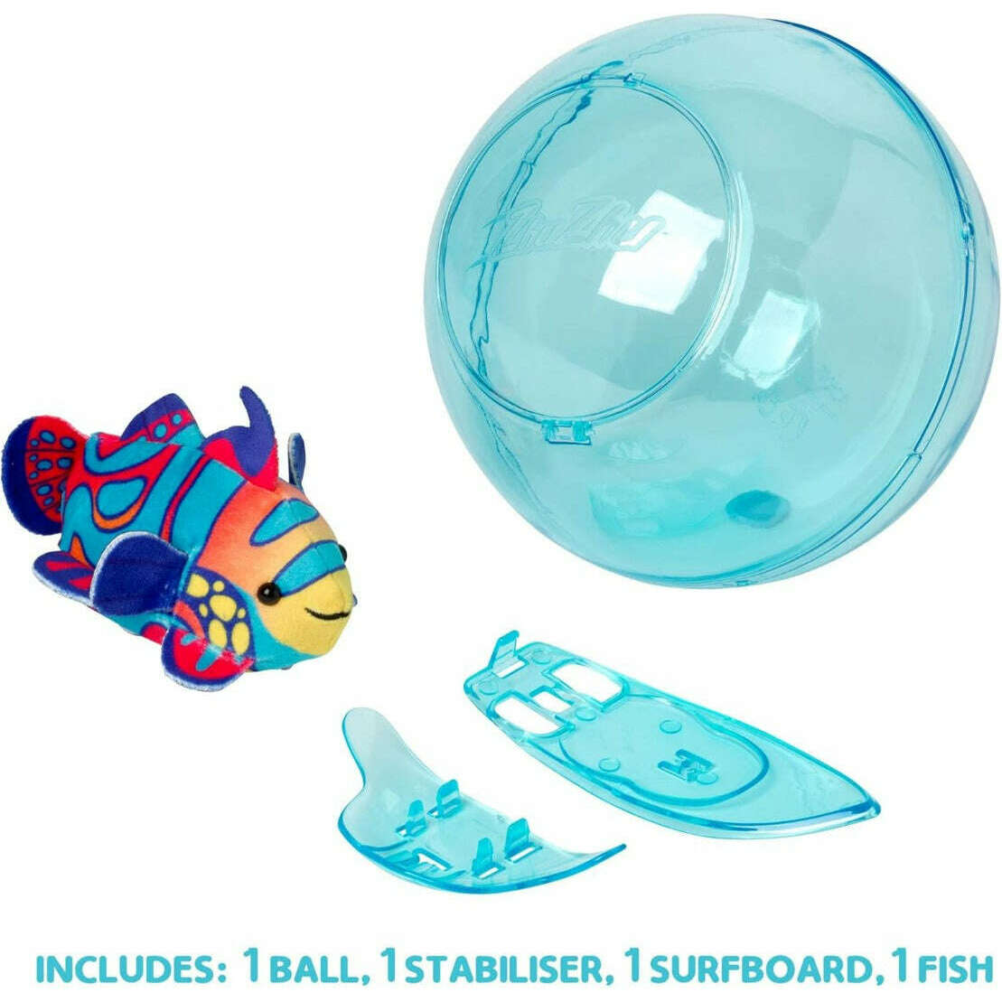 Toys N Tuck:Zhu Zhu Aquarium Bubble Ball & Surfboard with Fish,Zhu Zhu Pets