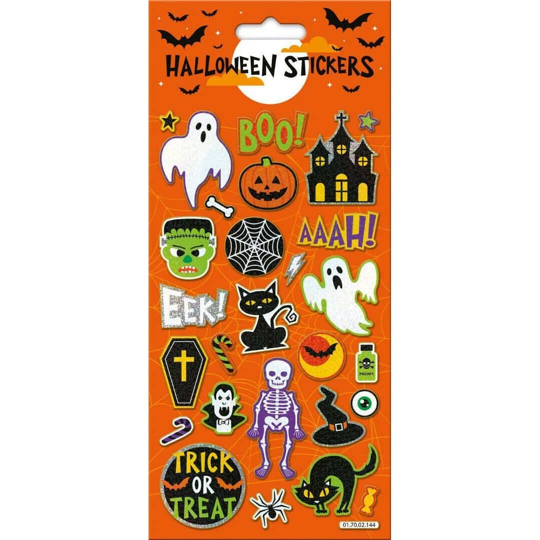 Toys N Tuck:Large Foiled Sticker Pack - Halloween Boo,Paper Projects