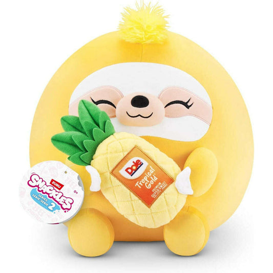 Toys N Tuck:Snackles Series 2 Plush Sandy The Sloth With Dole Pineapple,Snackles