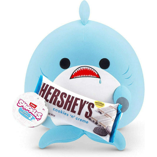 Toys N Tuck:Snackles Series 2 Plush Seth The Shark With Hershey's Cookies n Creme,Snackles