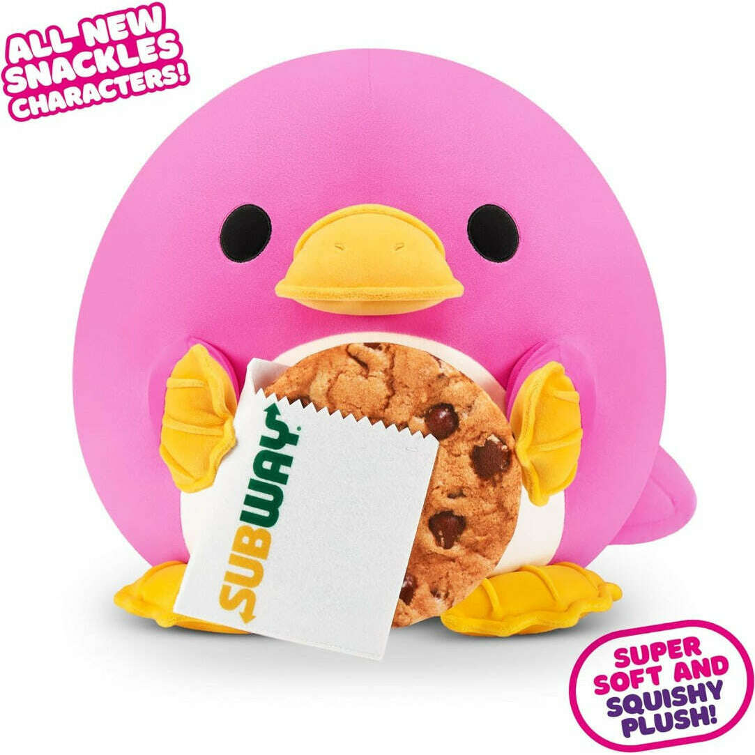 Toys N Tuck:Snackles Series 2 Plush Whitney The Platypus With Subway Cookie,Snackles