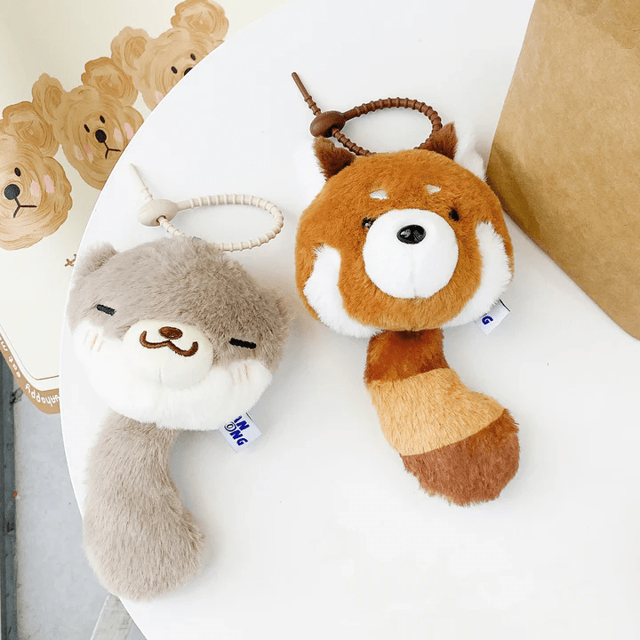 Toys N Tuck:Kenji Mima Fluffy Raccoon Days Keyring,Kenji