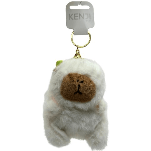 Toys N Tuck:Kenji Mima Fluffy Capybara Days Keyring,Kenji