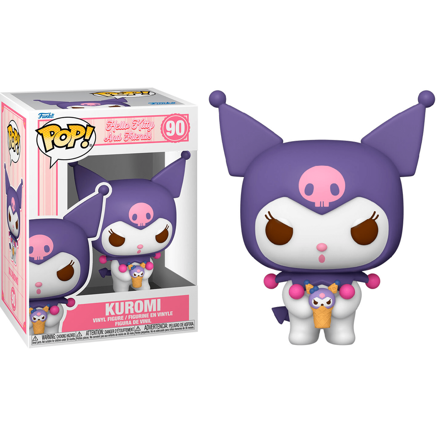 Toys N Tuck:Pop Vinyl - Hello Kitty And Friends - Kuromi 90,Hello Kitty