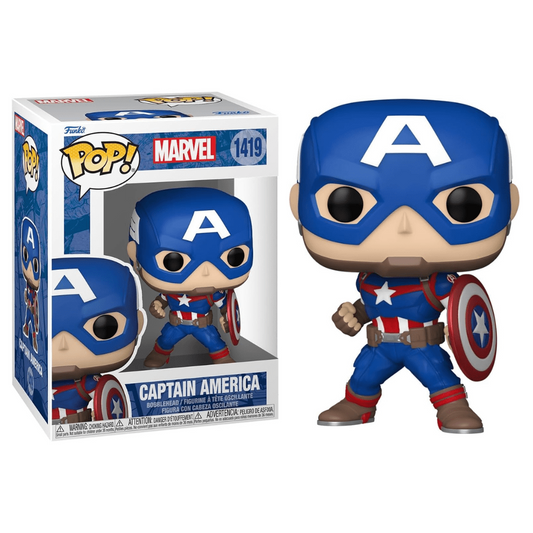 Toys N Tuck:Pop! Vinyl - Marvel - Captain America 1419,Funko