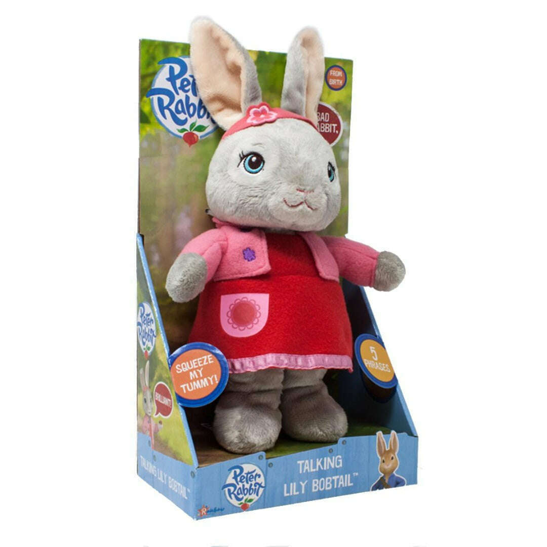 Toys N Tuck:Peter Rabbit Talking Plush Lily Bobtail,Peter Rabbit