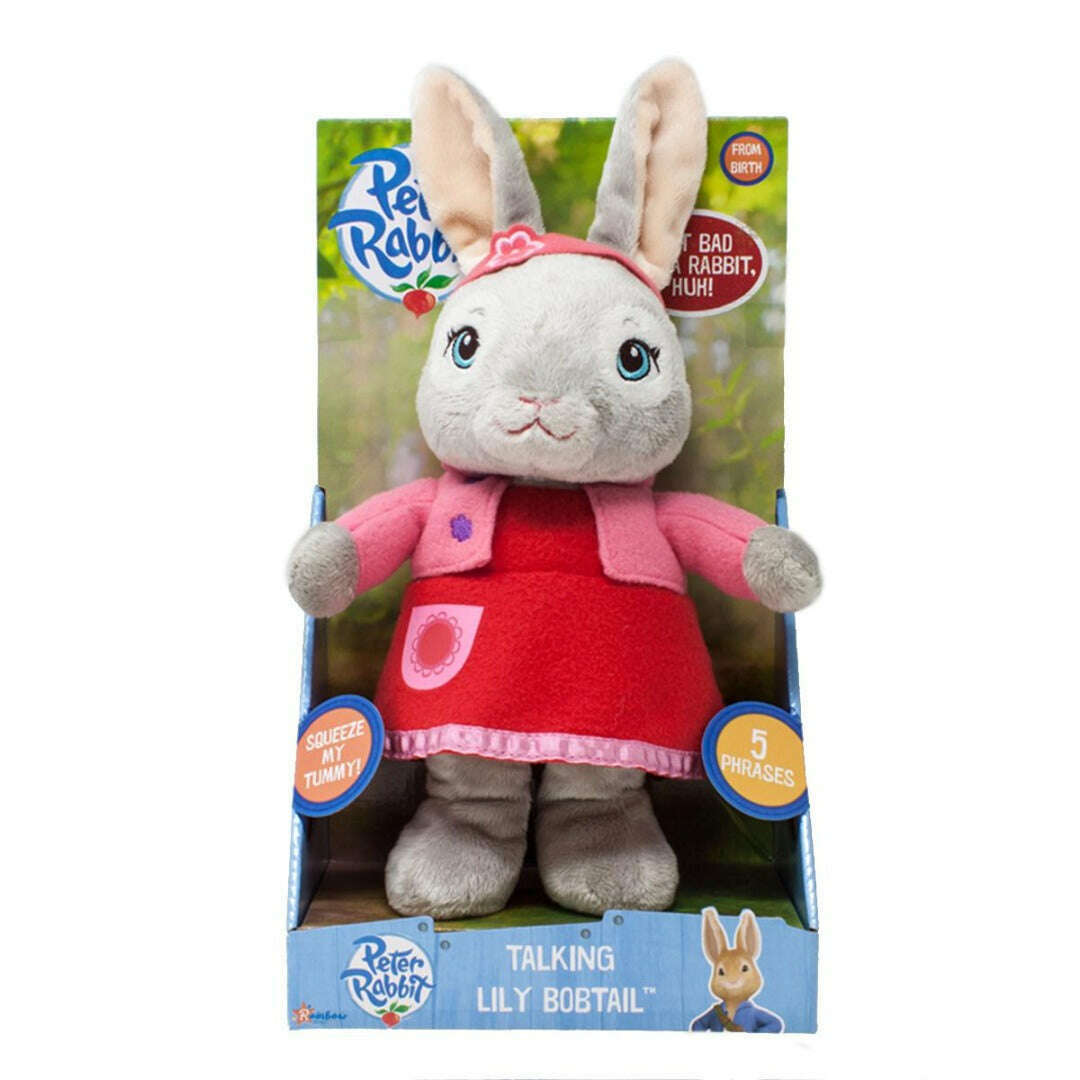 Toys N Tuck:Peter Rabbit Talking Plush Lily Bobtail,Peter Rabbit