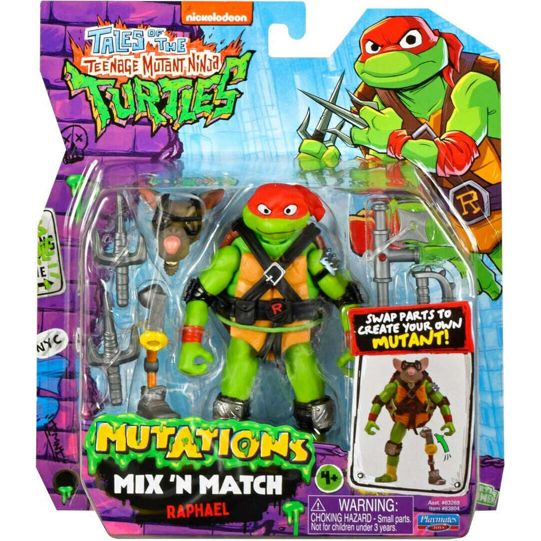 Toys N Tuck:Tales Of The Teenage Mutant Ninja Turtles Mutations Mix & Match Raphael,Teenage Mutant Ninja Turtles