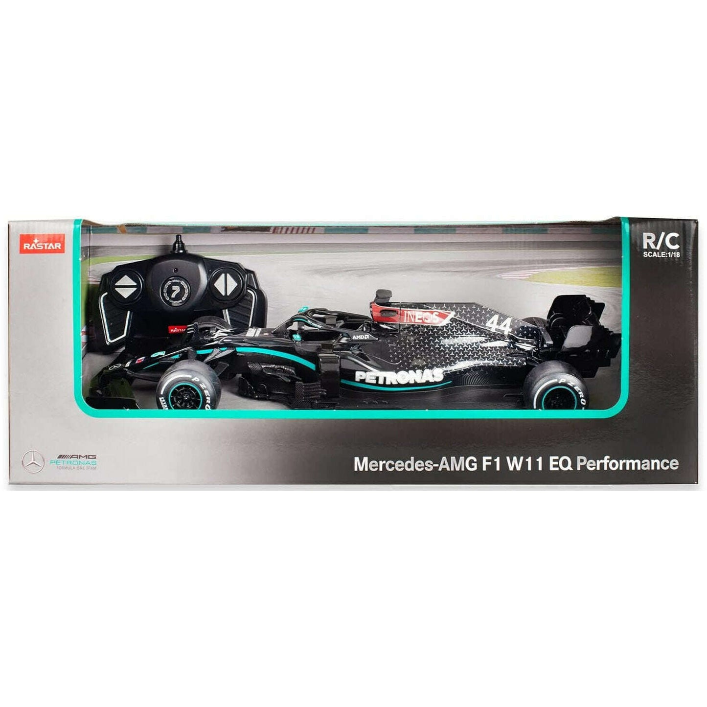 Toys N Tuck:Rastar R/C 1:18 - Mercedes-AMG Formula 1 W11 EQ Performance,Rastar