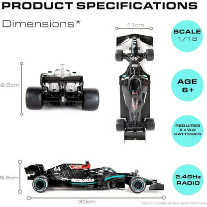 Toys N Tuck:Rastar R/C 1:18 - Mercedes-AMG Formula 1 W11 EQ Performance,Rastar