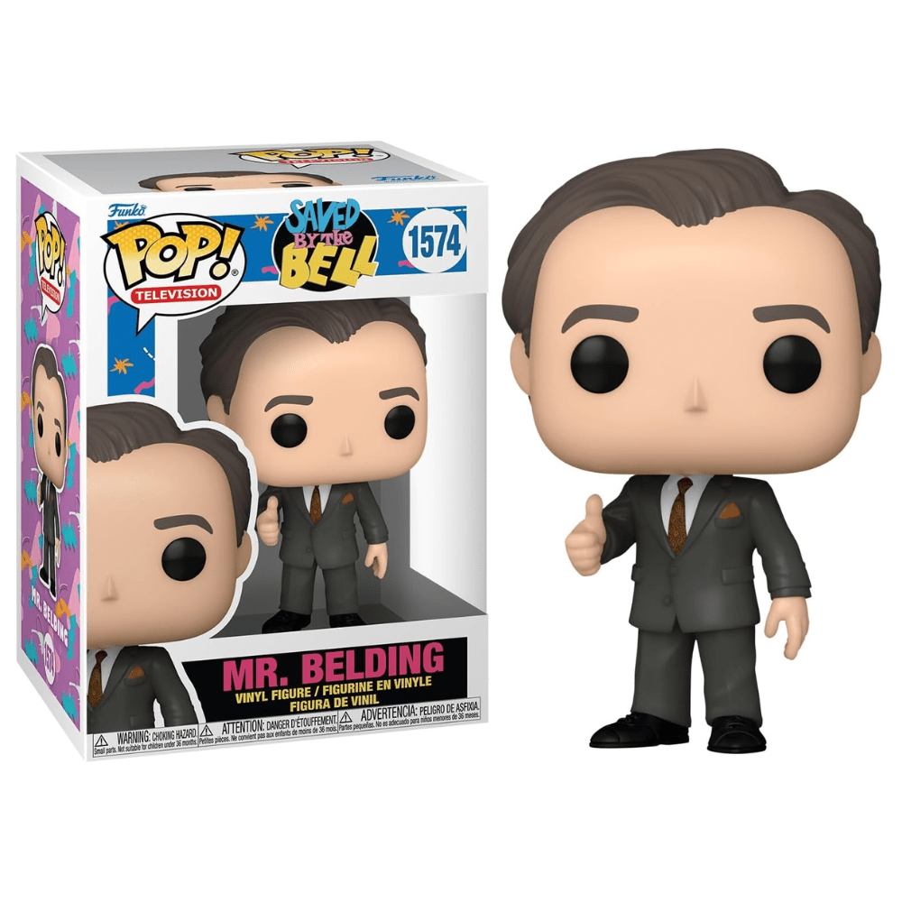 Toys N Tuck:Pop! Vinyl - Saved By The Bell - Mr Belding 1574,Saved By The Bell