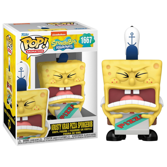 Toys N Tuck:Pop! Vinyl - Spongebob Squarepants - Krusty Krab Pizza Spongebob 1667,Spongebob Squarepants