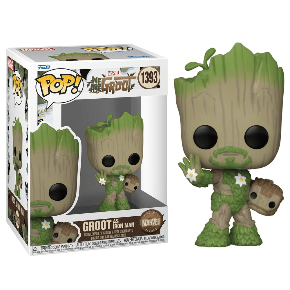 Toys N Tuck:Pop! Vinyl - Marvel We Are Groot - Groot as Iron Man 1393,Marvel