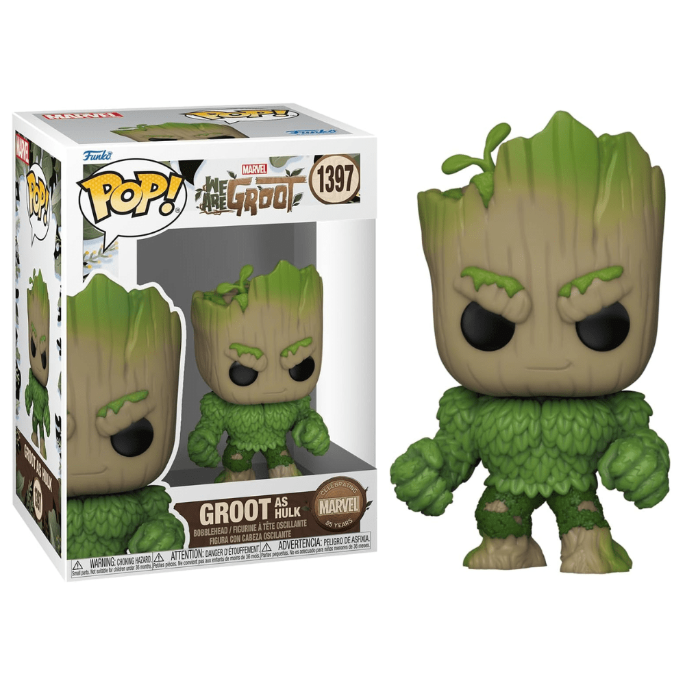 Toys N Tuck:Pop! Vinyl - Marvel We Are Groot - Groot as Hulk 1397,Marvel