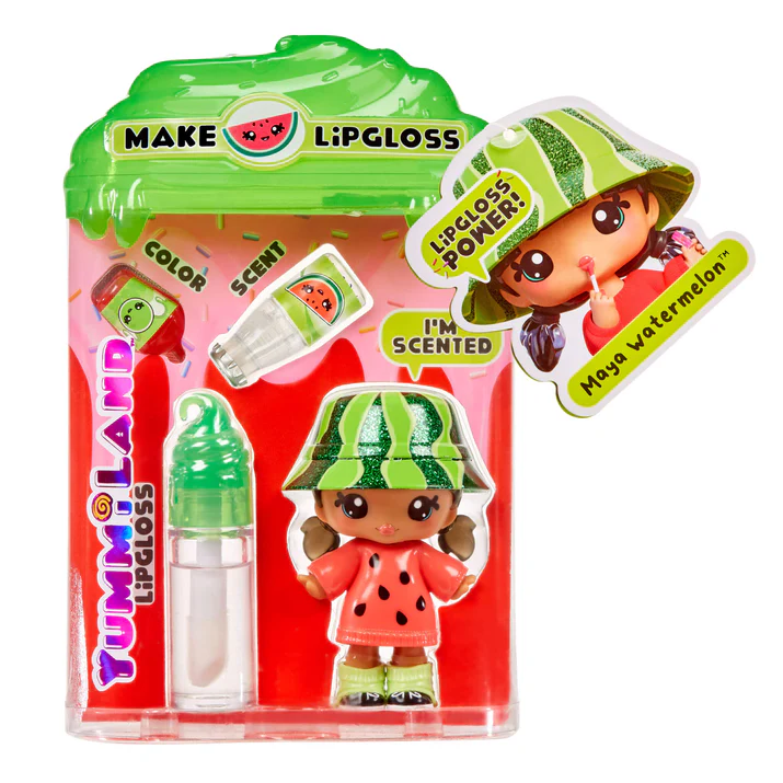 Toys N Tuck:Yummiland Lipgloss Doll - Maya Watermelon,Yummiland