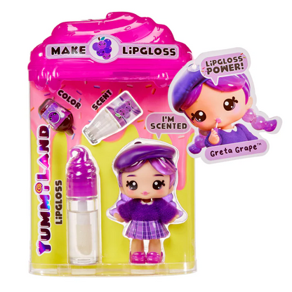 Toys N Tuck:Yummiland Lipgloss Doll - Greta Grape,Yummiland