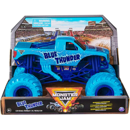 Toys N Tuck:Monster Jam 1:24 Series 22 Blue Thunder,Monster Jam