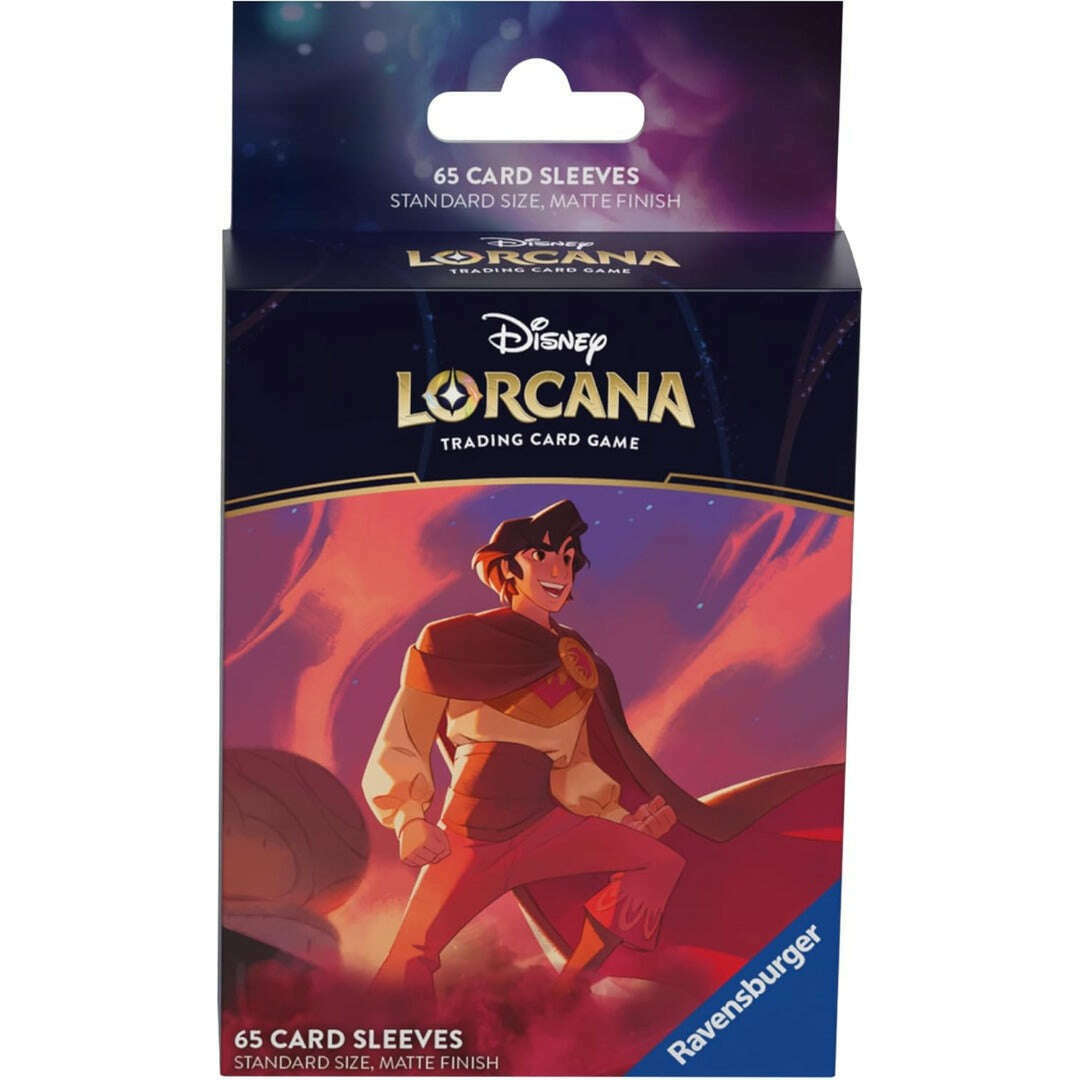 Toys N Tuck:Disney Lorcana TCG 65 Card Sleeves Aladdin,Disney