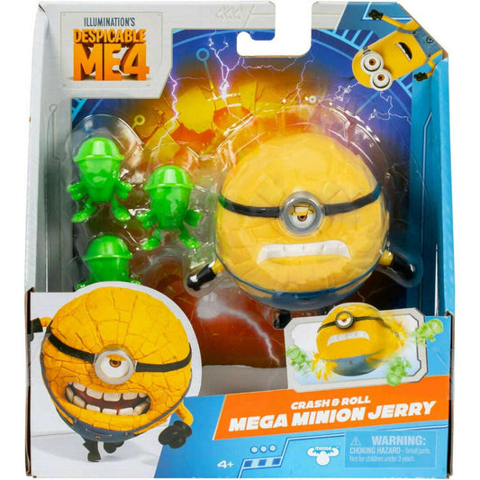 Toys N Tuck:Despicable Me 4 Crash & Roll Mega Minion Jerry,Despicable Me