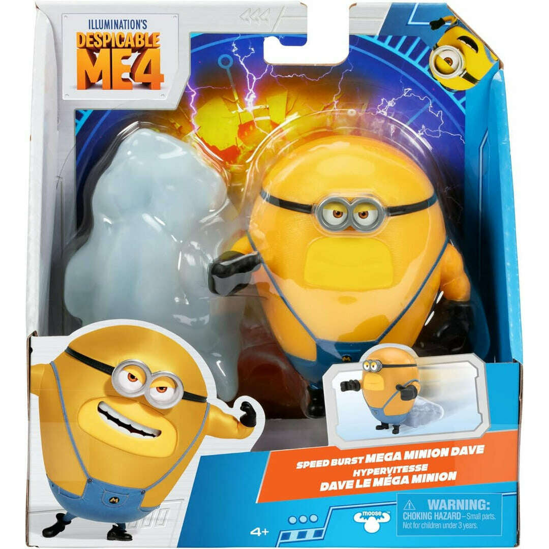 Toys N Tuck:Despicable Me 4 Speed Burst Mega Minion Dave,Despicable Me