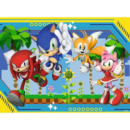 Toys N Tuck:Ravensburger 100 XXL Piece Puzzle Sonic The Hedgehog,Sonic The Hedgehog