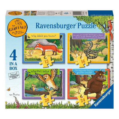 Toys N Tuck:Ravensburger 4 Puzzles in a Box The Gruffalo,The Gruffalo