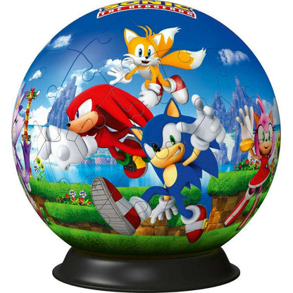 Toys N Tuck:Ravensburger 3D 73pc Puzzle Ball Sonic The Hedgehog,Sonic The Hedgehog