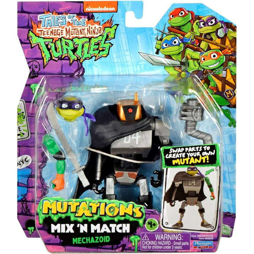 Toys N Tuck:Tales Of The Teenage Mutant Ninja Turtles Mutations Mix & Match Mechazoid,Teenage Mutant Ninja Turtles