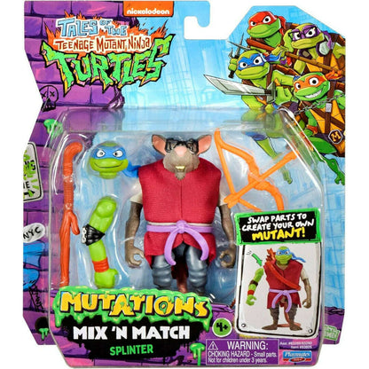 Toys N Tuck:Tales Of The Teenage Mutant Ninja Turtles Mutations Mix & Match Splinter,Teenage Mutant Ninja Turtles