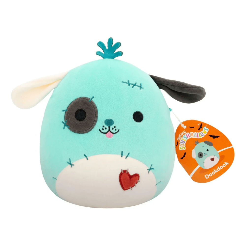 Toys N Tuck:Squishmallows Halloween 7.5 Inch Plush - Dookdook The Voodoo Dog,Squishmallows