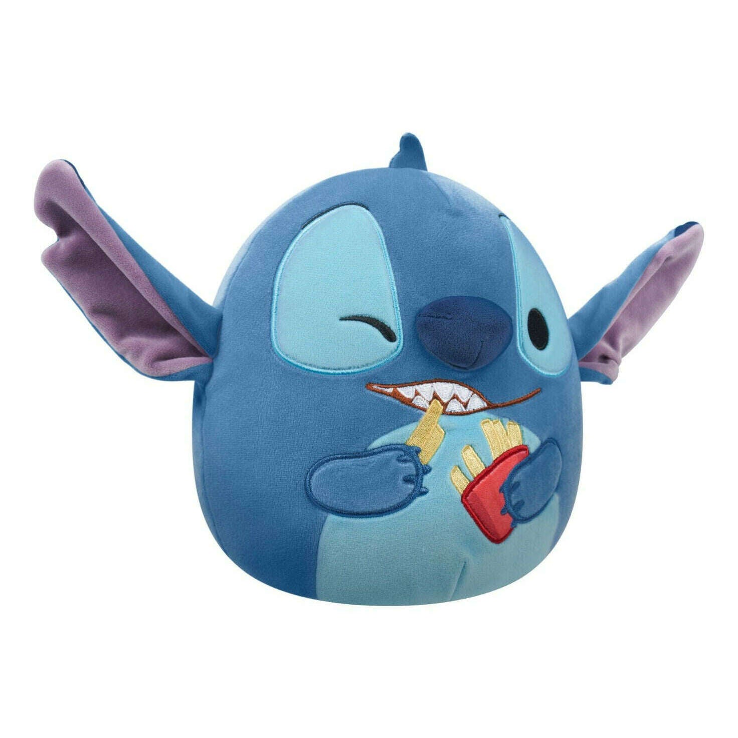 Toys N Tuck:Squishmallows Disney 8 Inch Plush - Stitch Eating Fries,Squishmallows