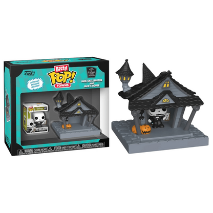 Toys N Tuck:Bitty Pop! Towns Jack Skellington and Jack's House,Funko