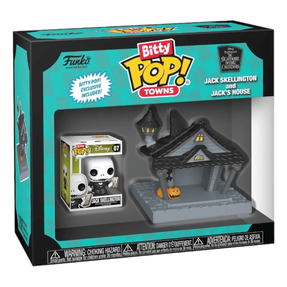 Toys N Tuck:Bitty Pop! Towns Jack Skellington and Jack's House,Funko