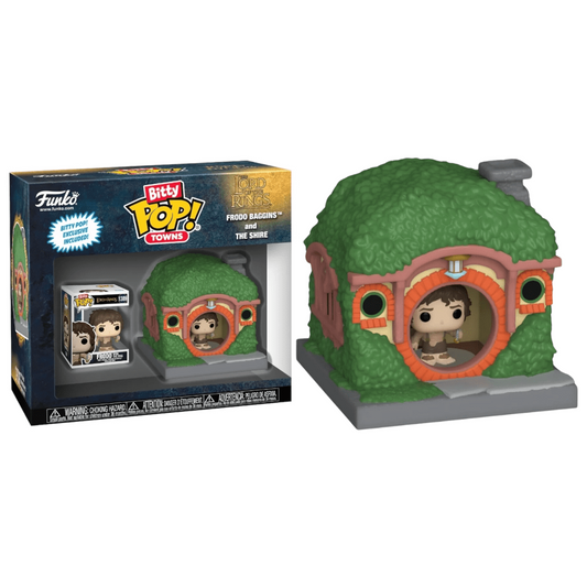 Toys N Tuck:Bitty Pop! Towns Frodo Baggins and The Shire,Funko