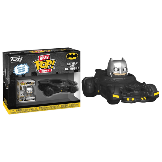 Toys N Tuck:Bitty Pop! Rides Batman with Batmobile,Funko