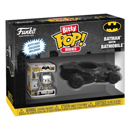 Toys N Tuck:Bitty Pop! Rides Batman with Batmobile,Funko