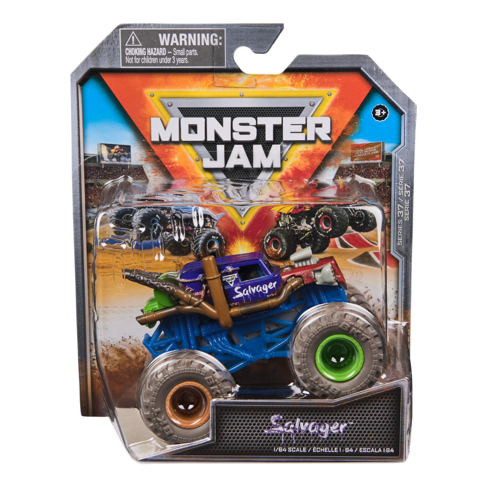 Toys N Tuck:Monster Jam 1:64 Series 37 Salvager,Monster Jam