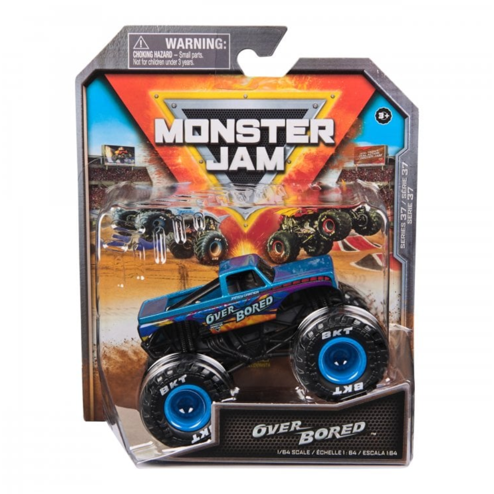 Toys N Tuck:Monster Jam 1:64 Series 37 Over Bored,Monster Jam