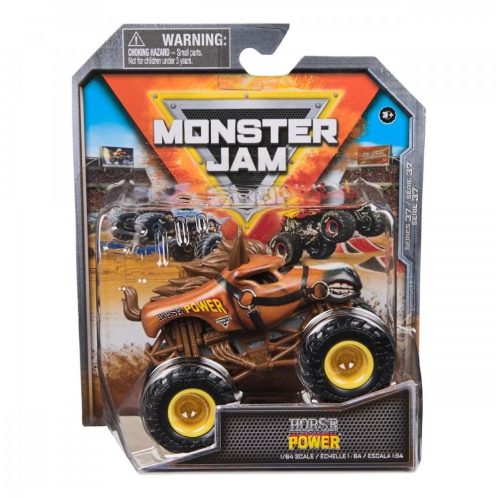 Toys N Tuck:Monster Jam 1:64 Series 37 Horse Power,Monster Jam