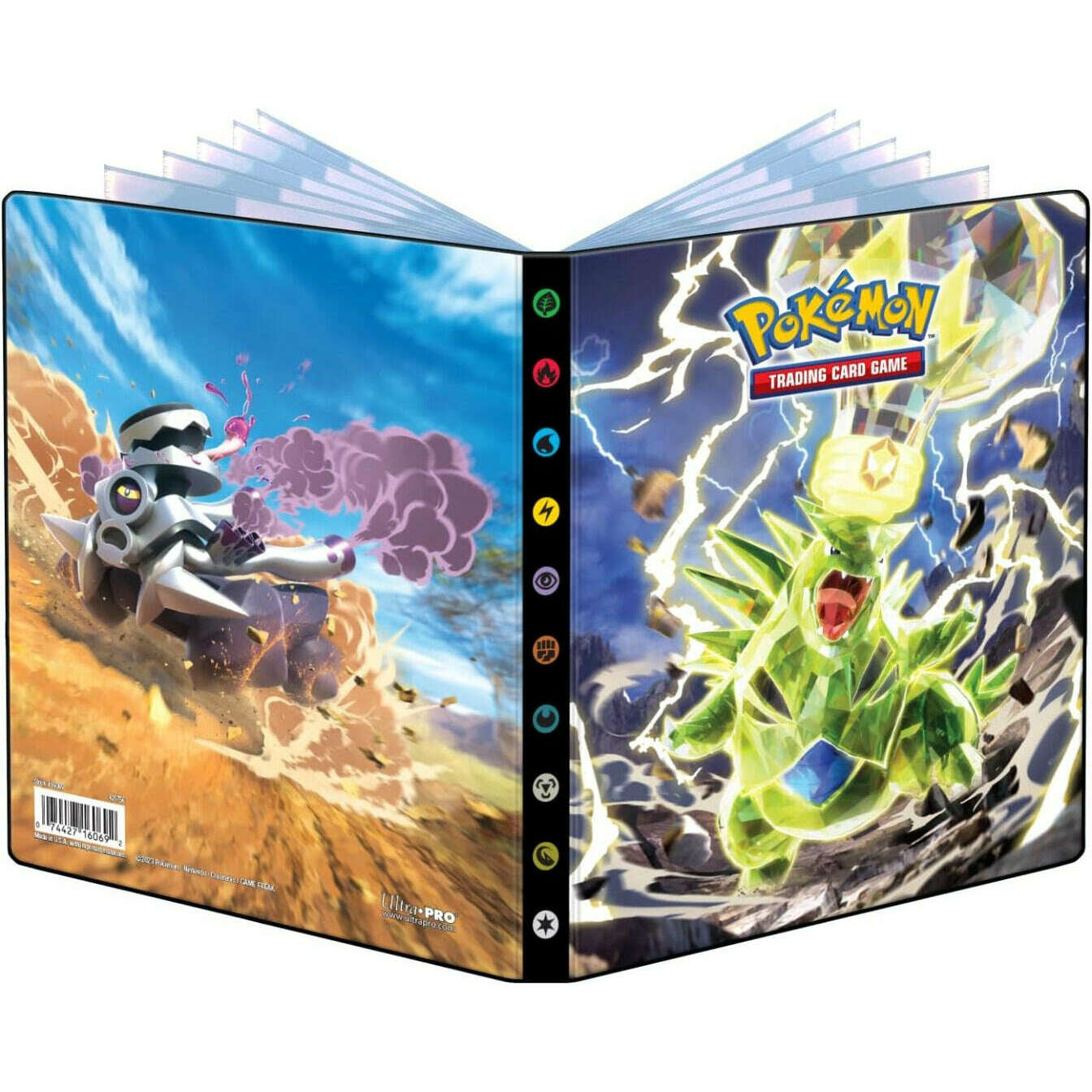 Toys N Tuck:Pokemon Ultra Pro 4 Pocket Portfolio - Tyranitar & Revavroom,Pokemon