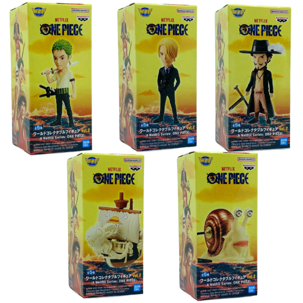 Toys N Tuck:Banpresto Netflix One Piece World Collectible Figures Vol.2,One Piece