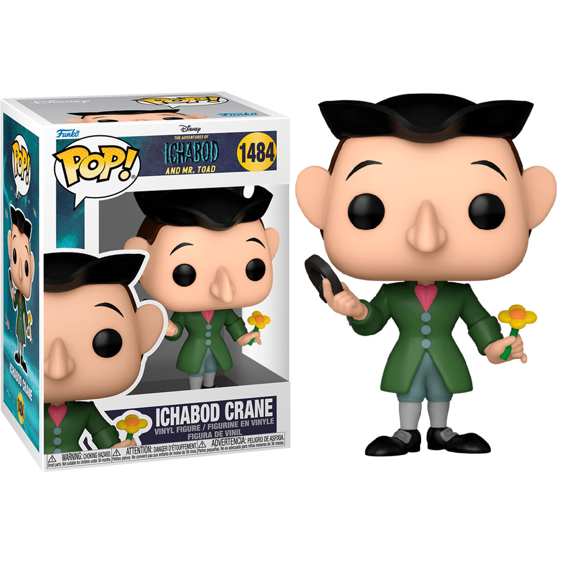 Toys N Tuck:Pop! Vinyl - The Adventures Of Ichabod & Mr Toad - Ichabod Crane 1484,Disney