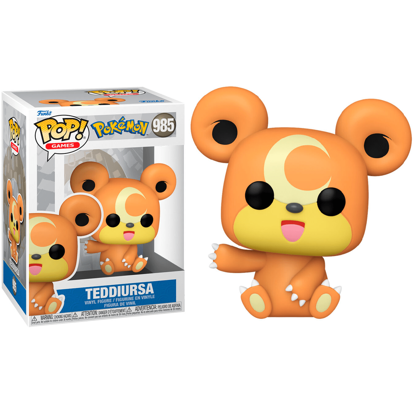 Toys N Tuck:Pop Vinyl - Pokemon - Teddiursa 985,Pokemon