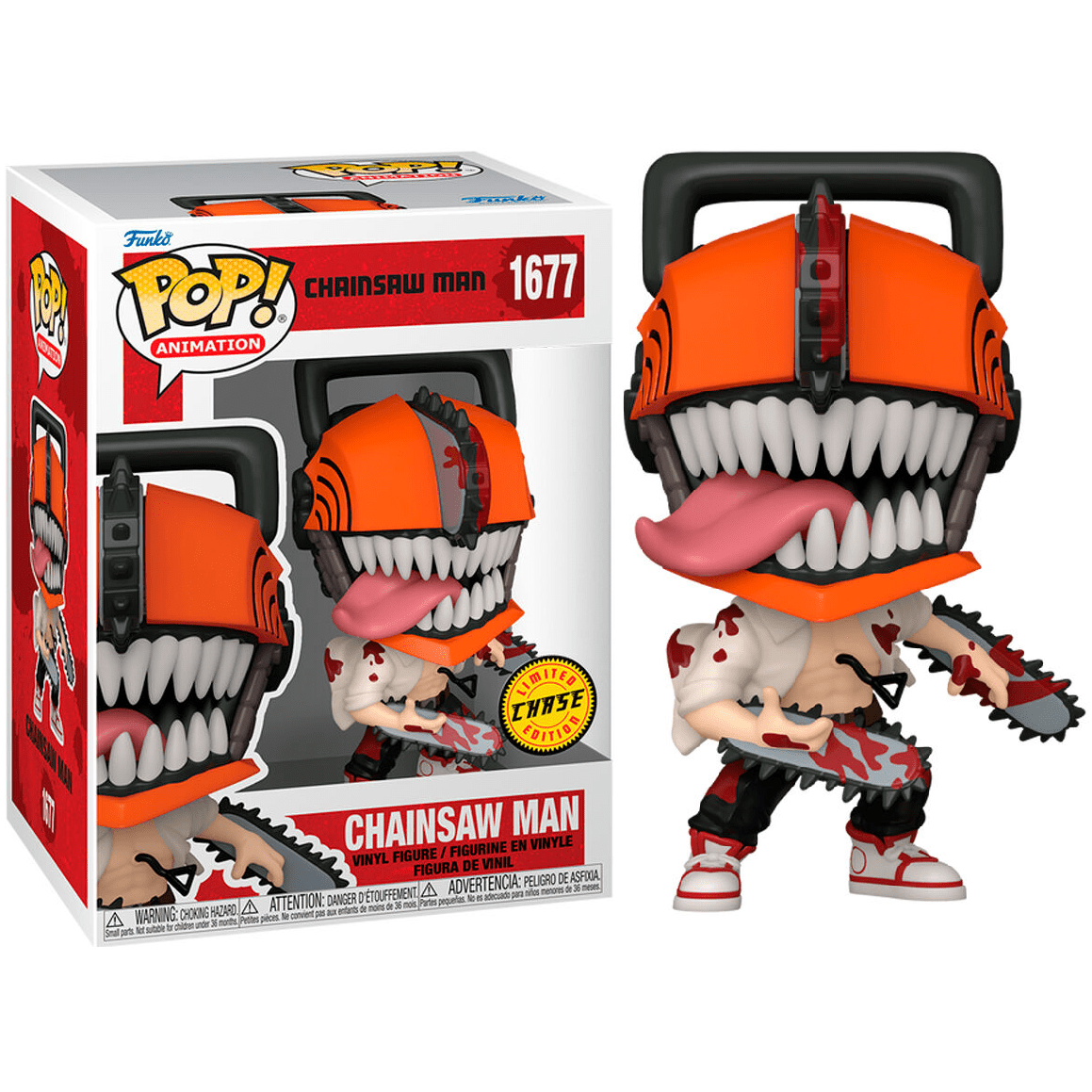 Toys N Tuck:Pop! Vinyl - Chainsaw Man - Chainsaw Man 1677 Chase,Chainsaw Man