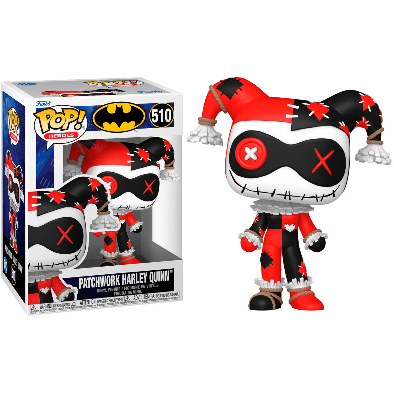 Toys N Tuck:Pop! Vinyl - DC - Patchwork Harley Quinn 510,DC