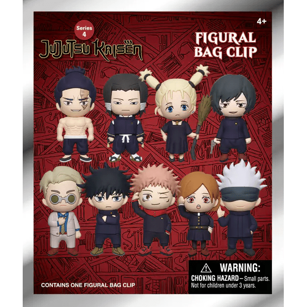 Toys N Tuck:Jujutsu Kaisen 3D Foam Bag Clip Series 4,Jujutsu Kaisen