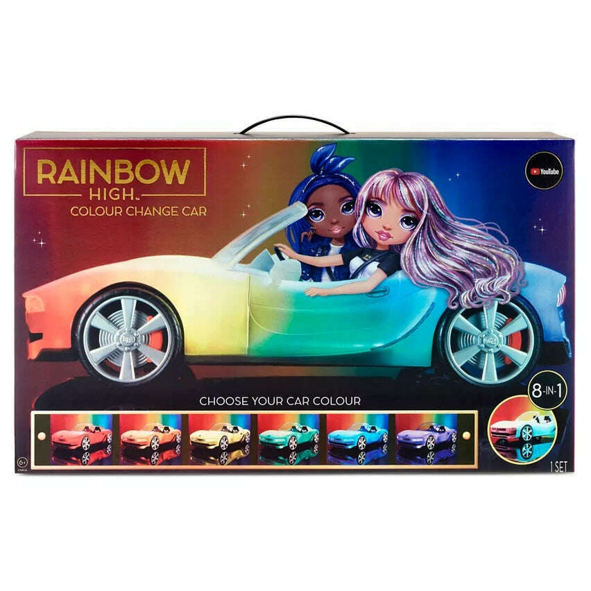 Toys N Tuck:Rainbow High Colour Change Car,Rainbow High