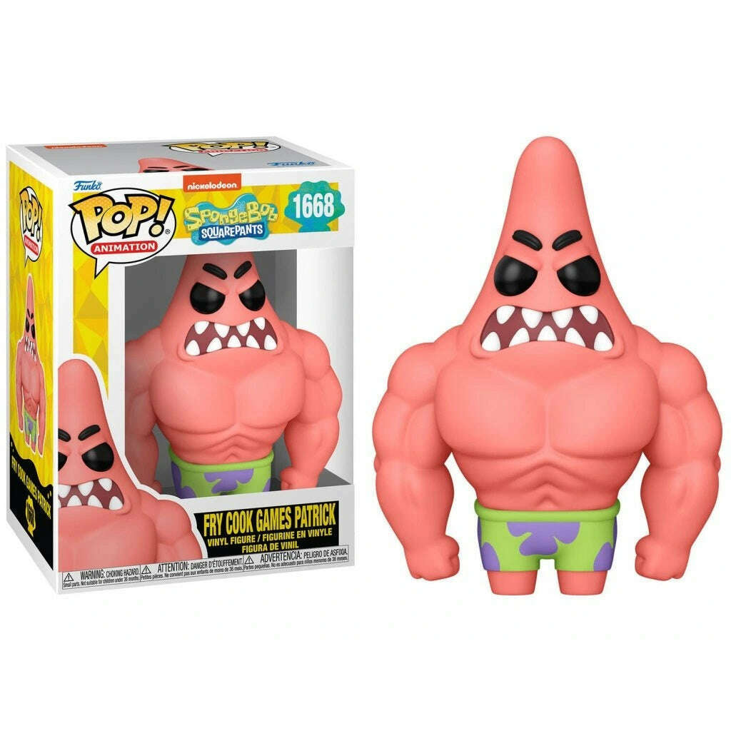 Toys N Tuck:Pop Vinyl - Spongebob Squarepants - Fry Cook Games Patrick 1668,Spongebob Squarepants