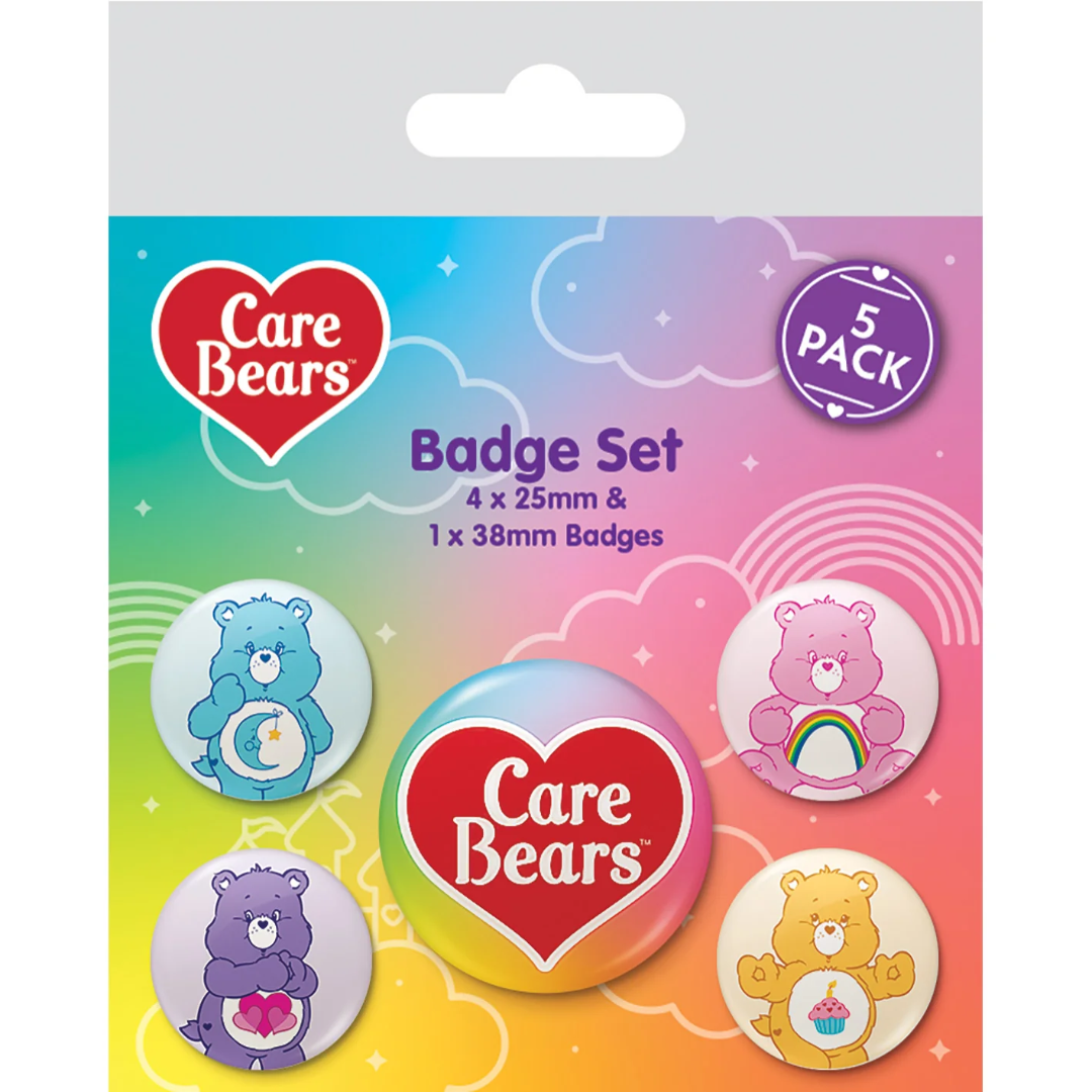 Toys N Tuck:Badge Pack - Care Bears (Character Collection),Care Bears